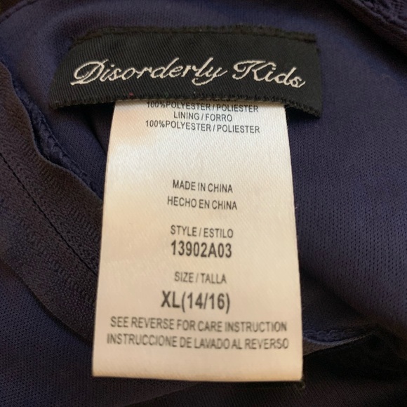 Blue Floral High Low Dress - Picture 5 of 5